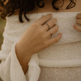 Noir Hämatit Ring
