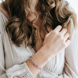 Blossom Erdbeerquarz Armband