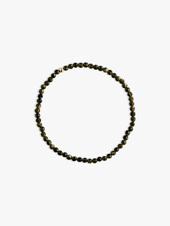 Golden Veil Gold Sheen Obsidian Armband