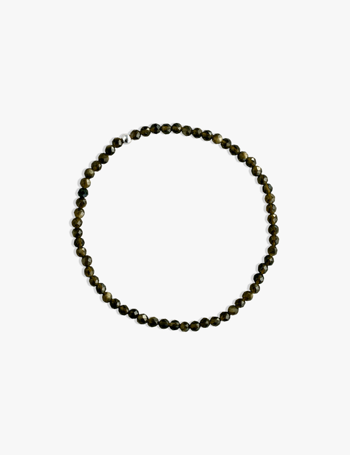 Golden Veil Gold Sheen Obsidian Armband