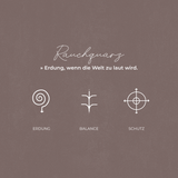 Grounded Roots Rauchquarz Armband